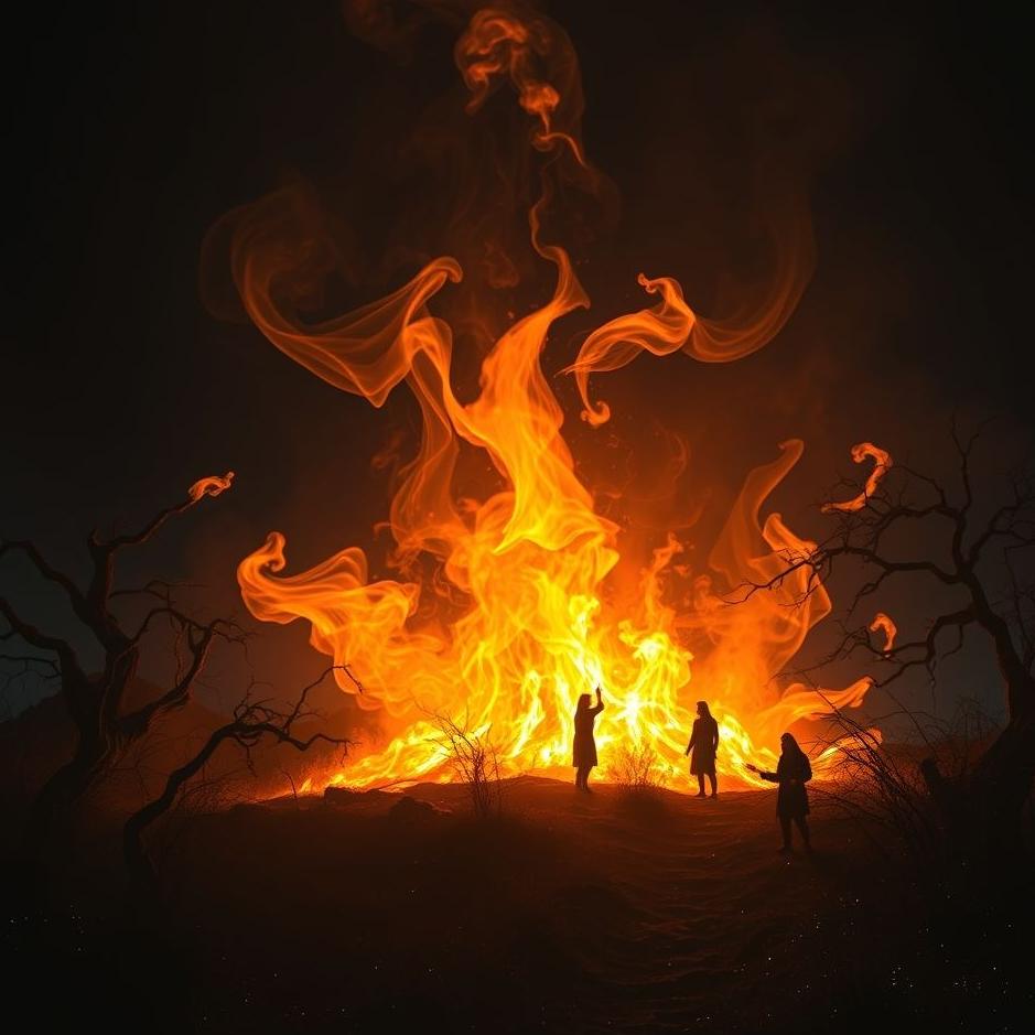 Dream : The emergence of fire in the dream