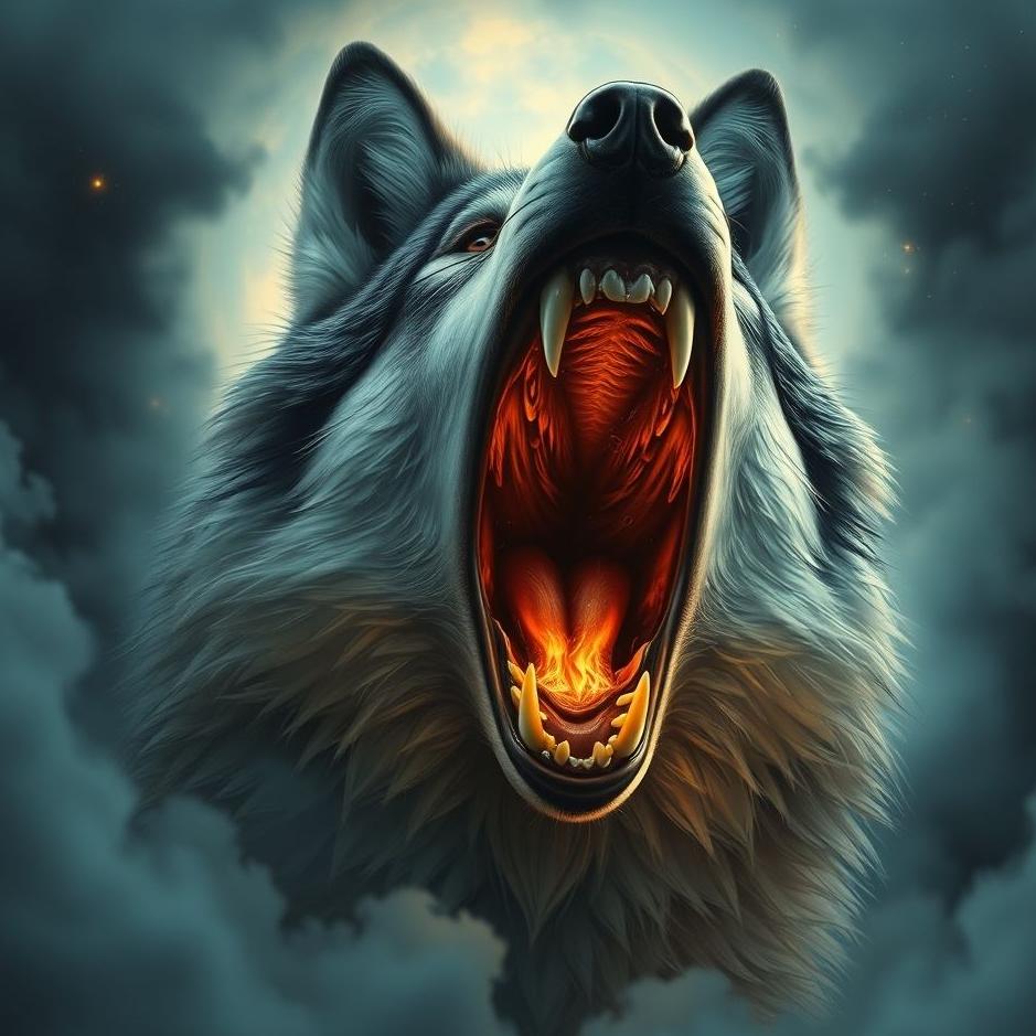 Dream Dictionary : The emergence of live wolf from the mouth in the dream