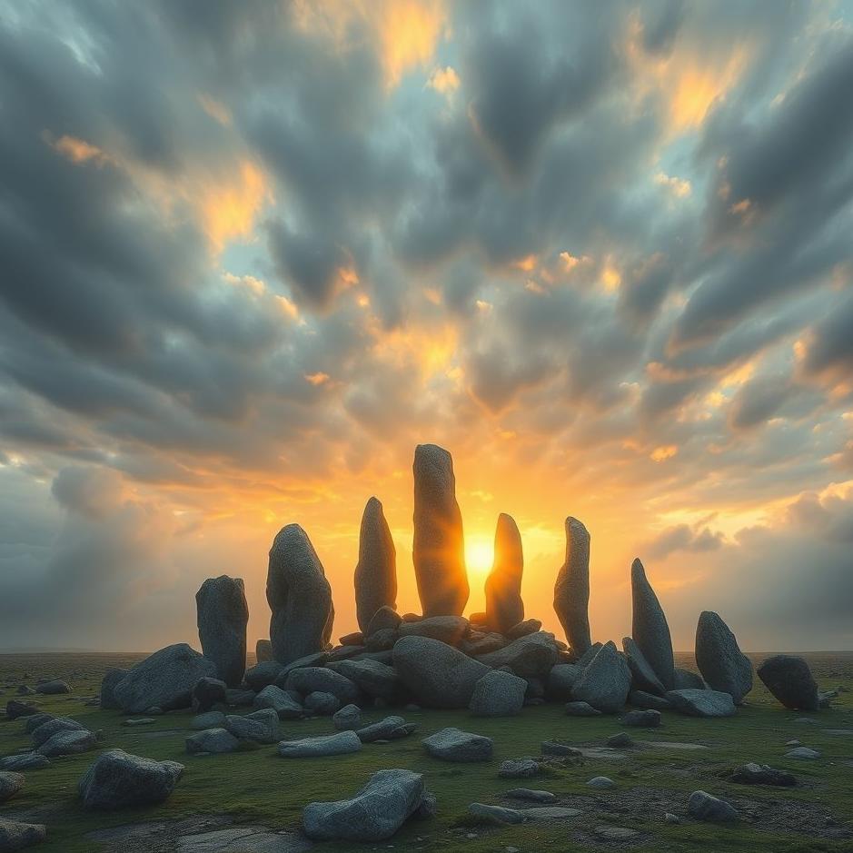 Dream : The emergence of stones standing in the dream