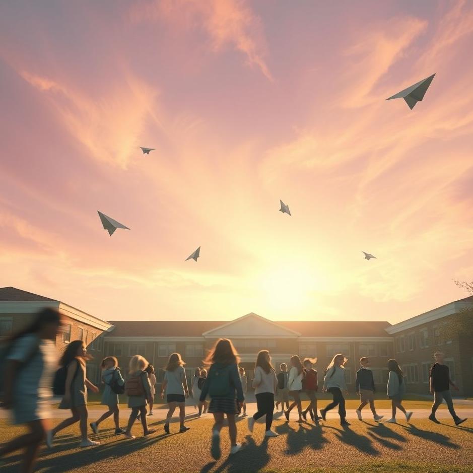 Dream : The end of school in a dream