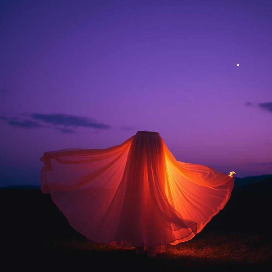 Dream : The end of your skirt burning in your dream