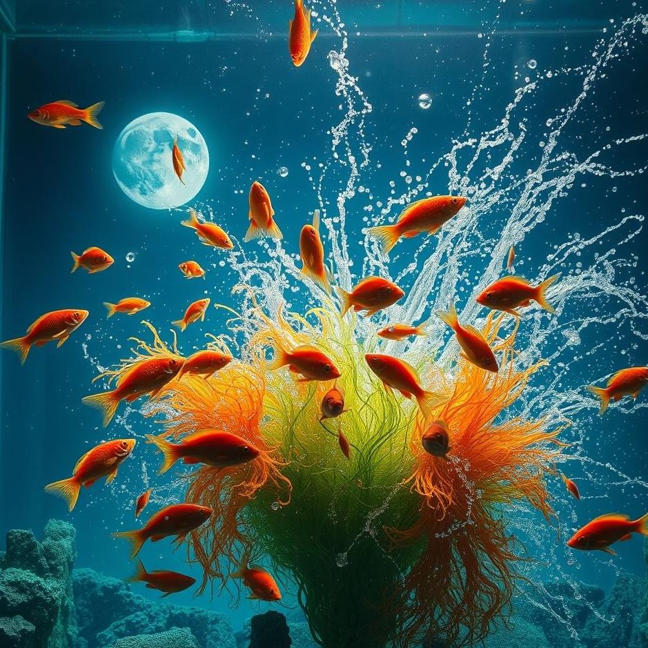 Dream Dictionary : The explosion of the aquarium in the dream