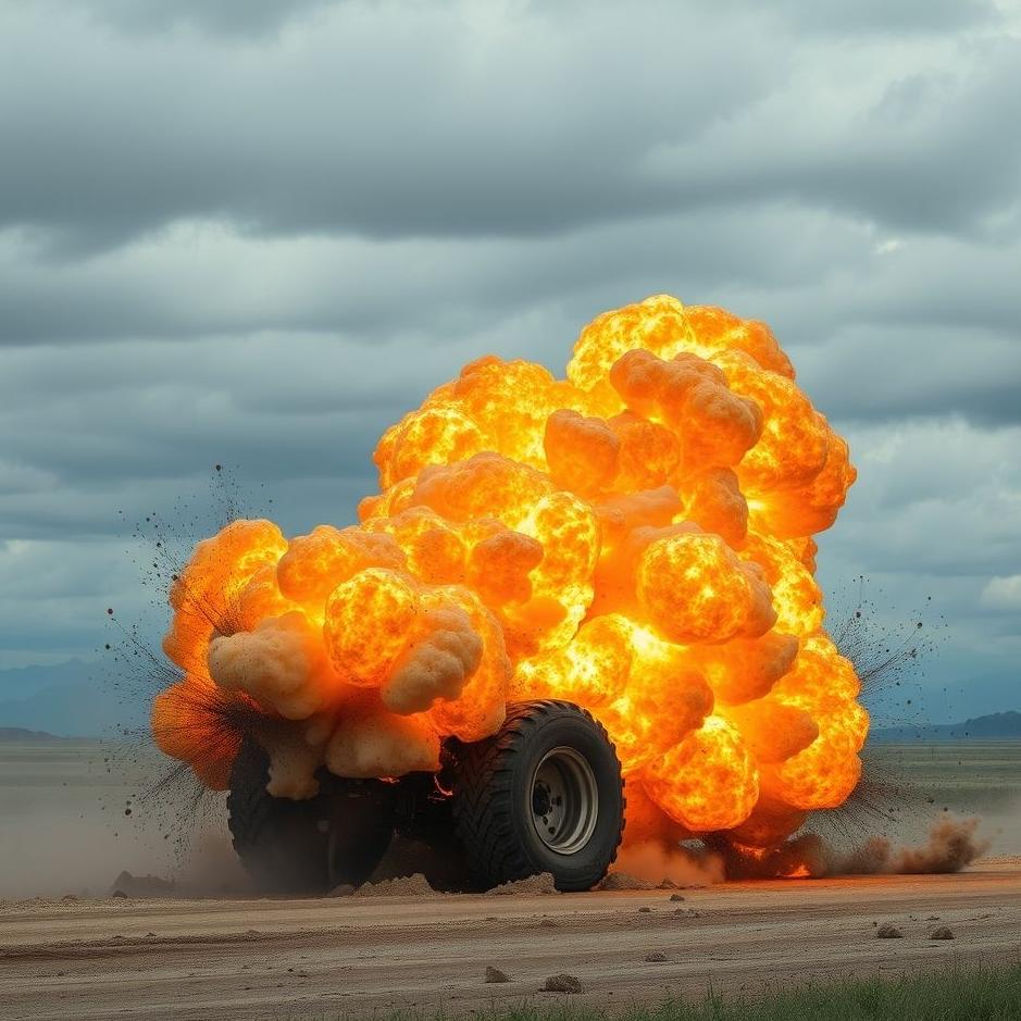 Dream Dictionary : The explosion of the vehicle tire in the dream