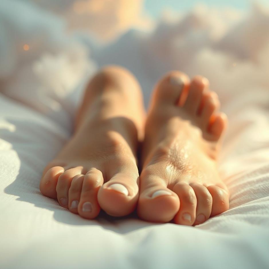 Dream : The feet of your loved one in a dream