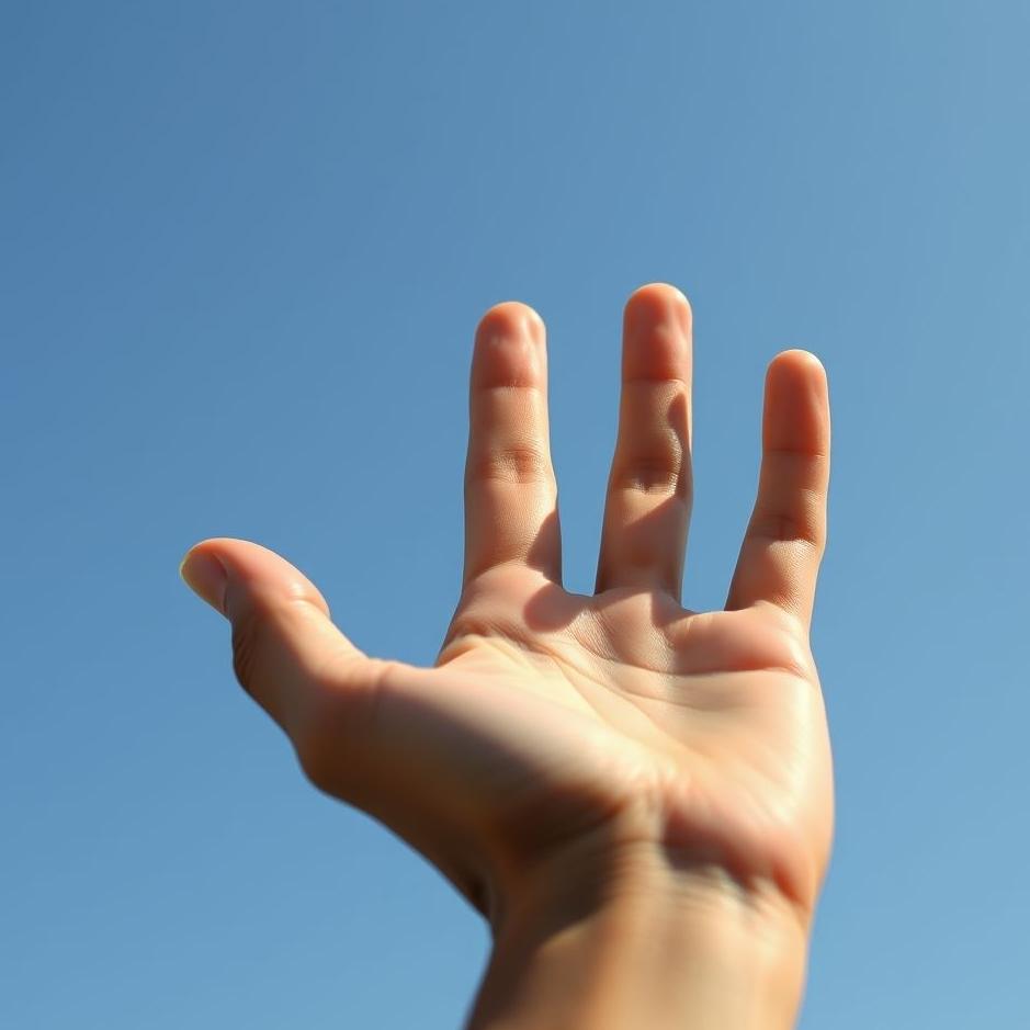 Dream : The fingers of the right hand in a dream