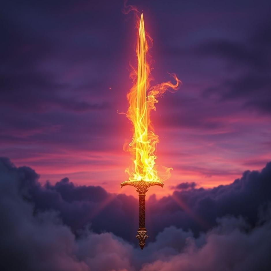 Dream : The flamed sword in the dream