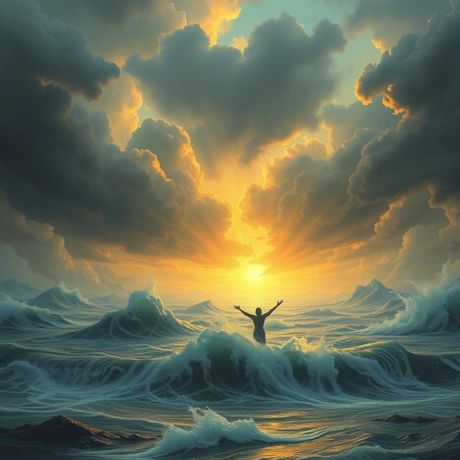 Dream : The flood ending in a dream