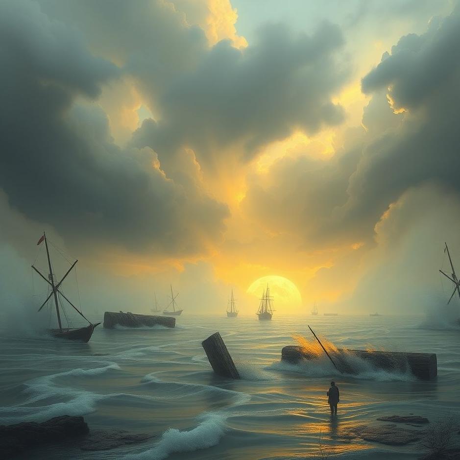 Dream : The flood lifted in a dream