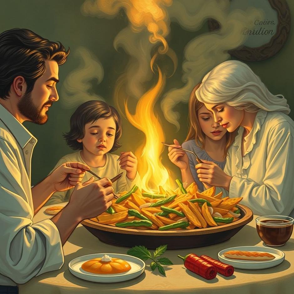 Dream : The food of the family in the dream