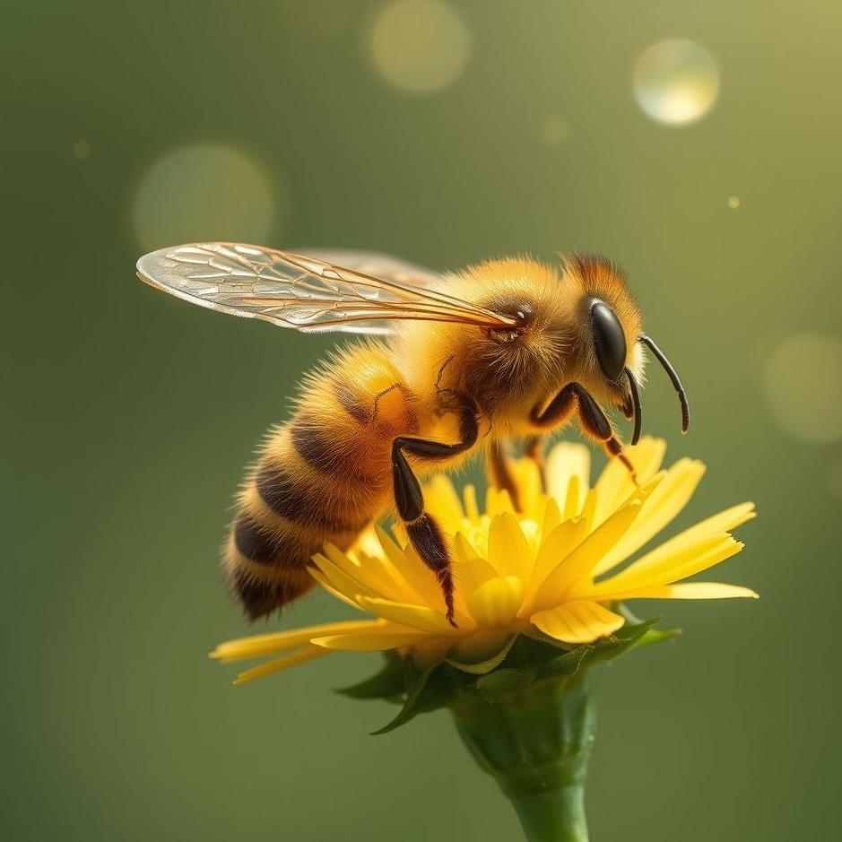 Dream : The foot bee sting in the dream