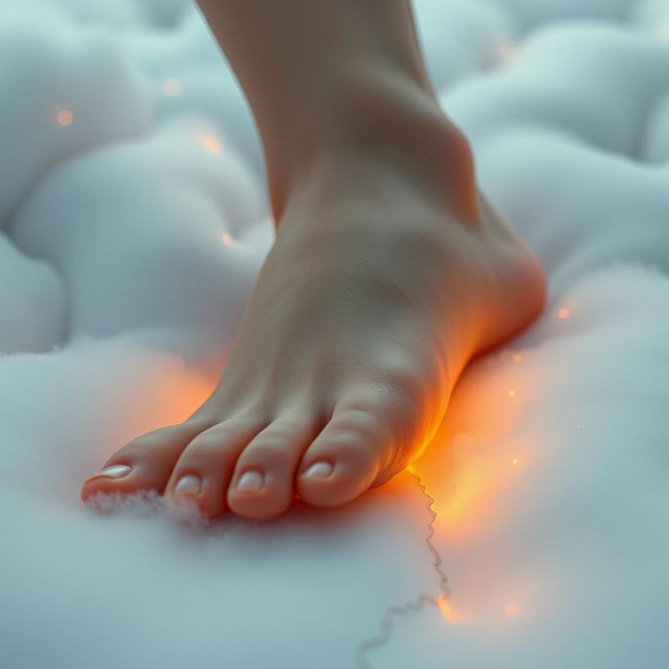 Dream : The foot heel crack in the dream