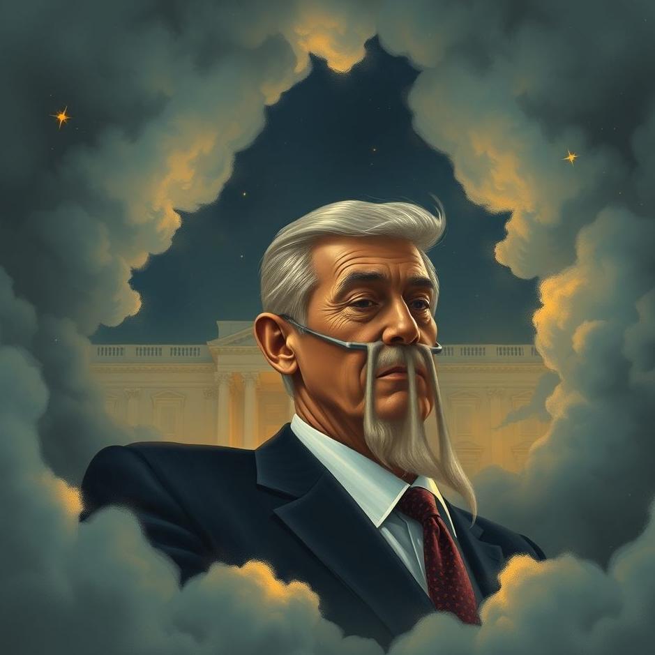 Dream : The former US president in a dream