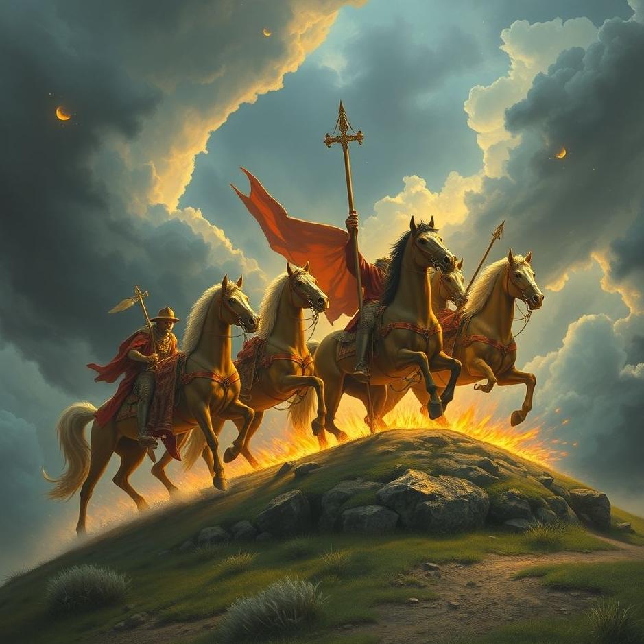 Dream : The four horsemen of the apocalypse in a dream