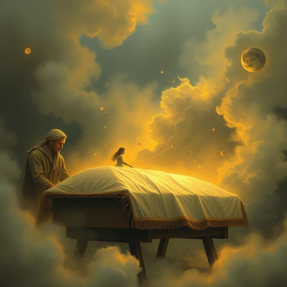 Dream : The funeral of her husband in a dream