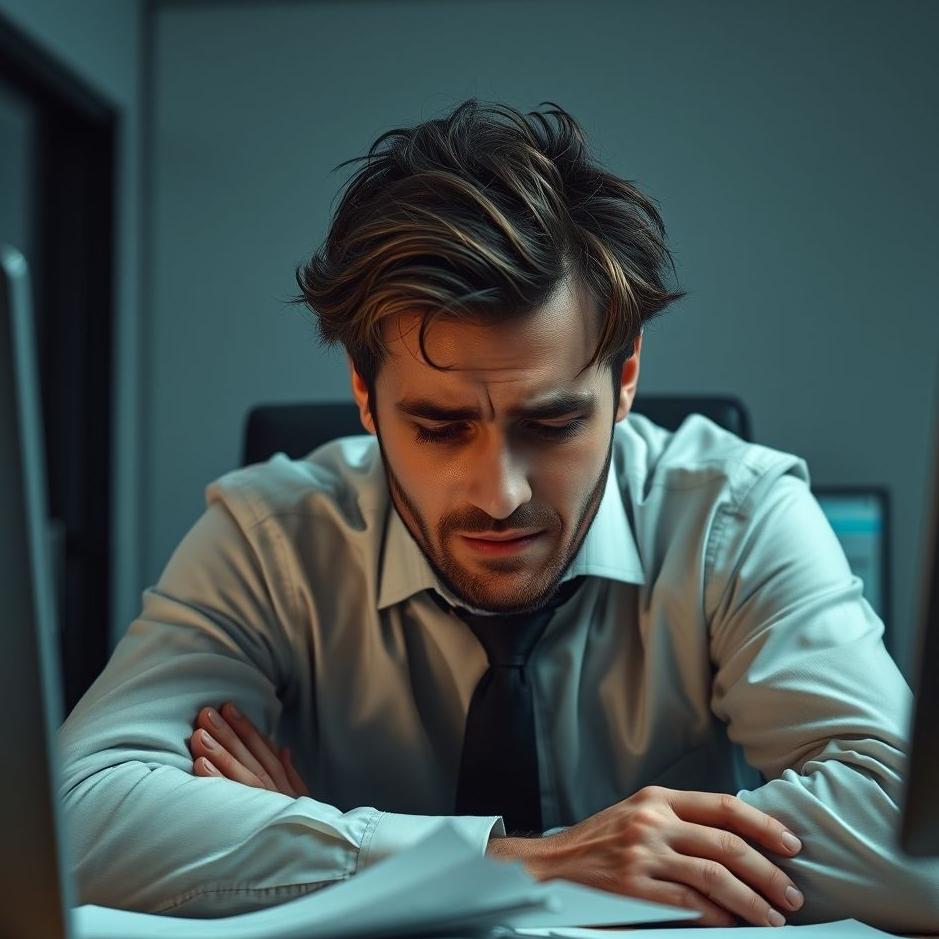 Dream : The general manager crying in a dream