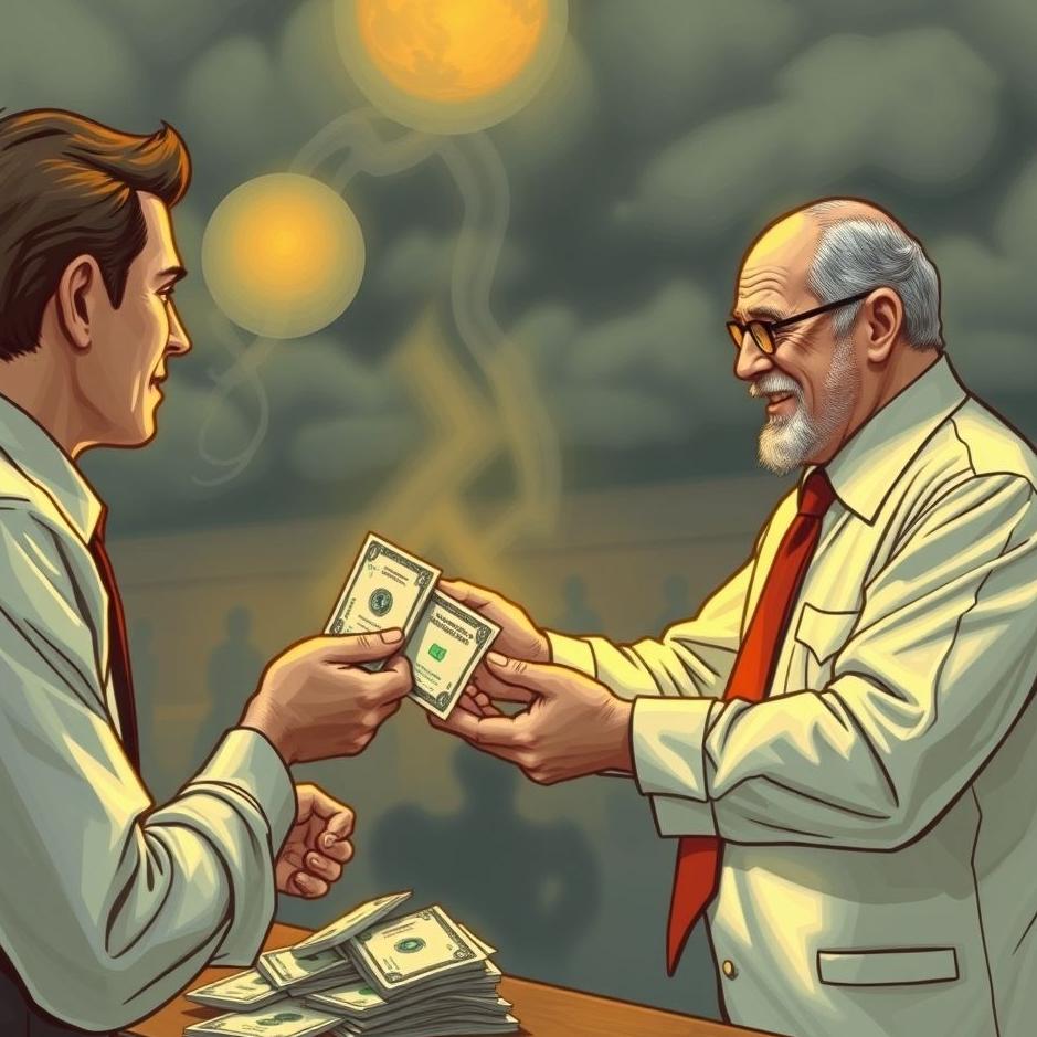 Dream : The general manager giving money in a dream