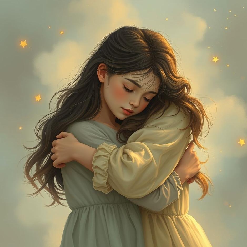 Dream : The girl we love hugging us in a dream