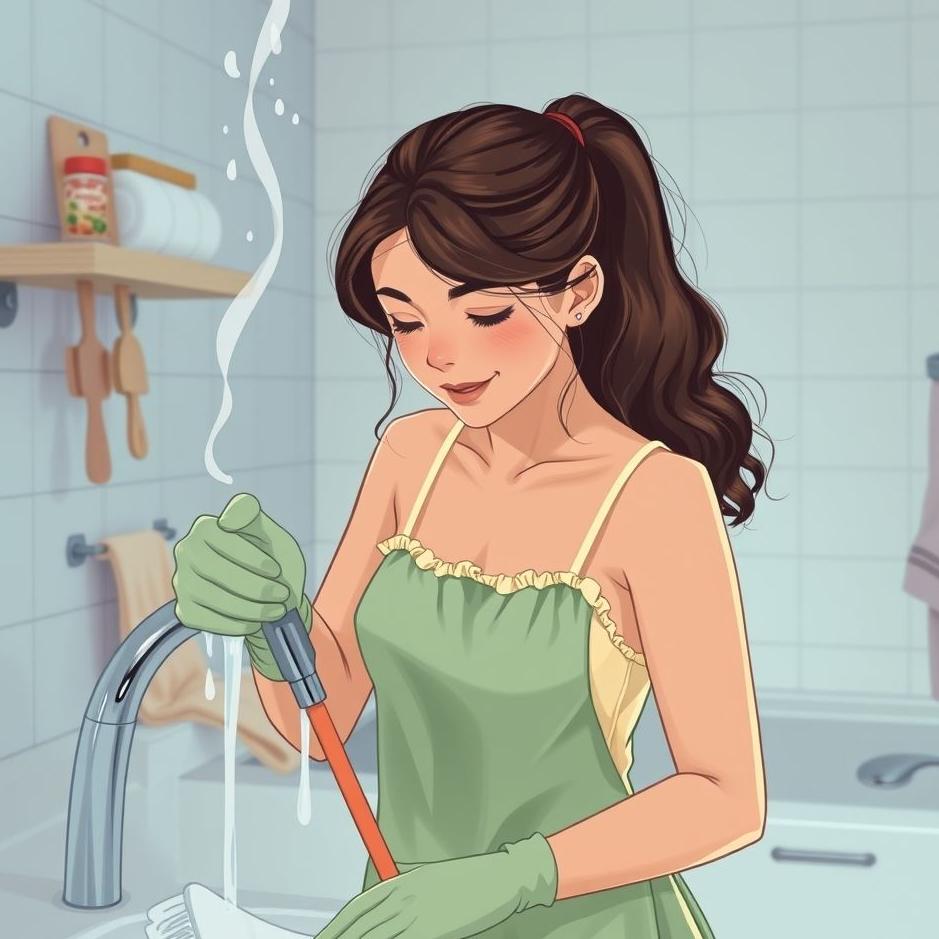 Dream : The girl you love cleaning in your dream
