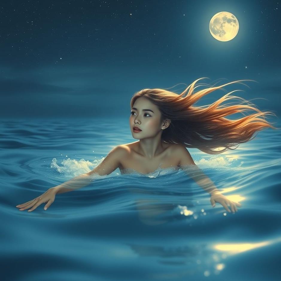Dream : The girl you love in the sea in your dream