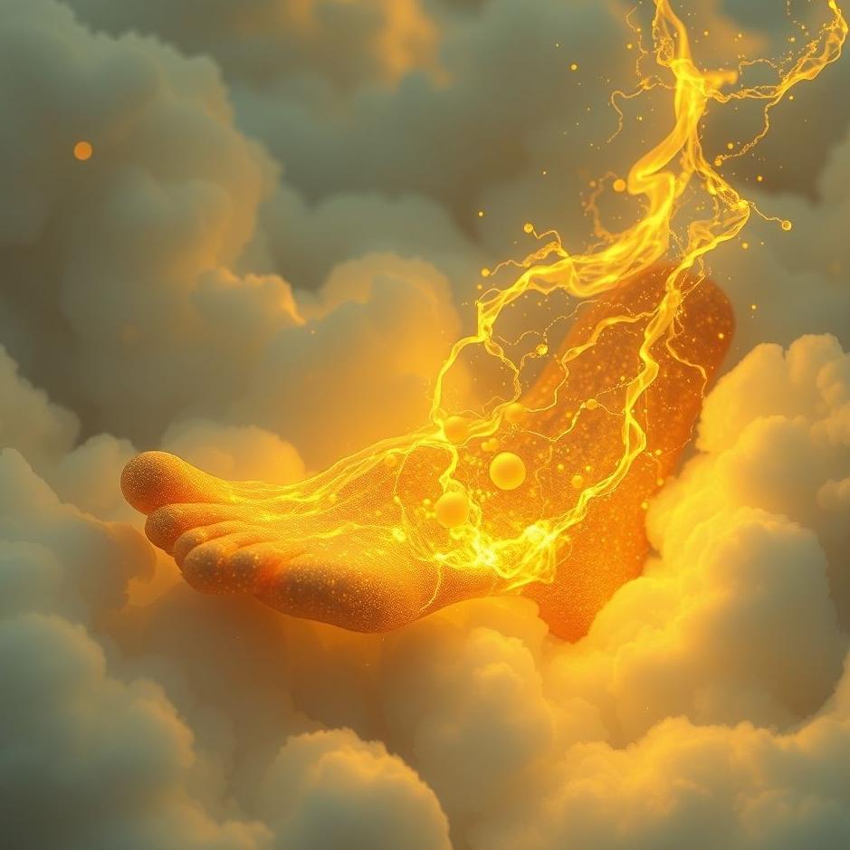 Dream : The gold of the foot in the dream