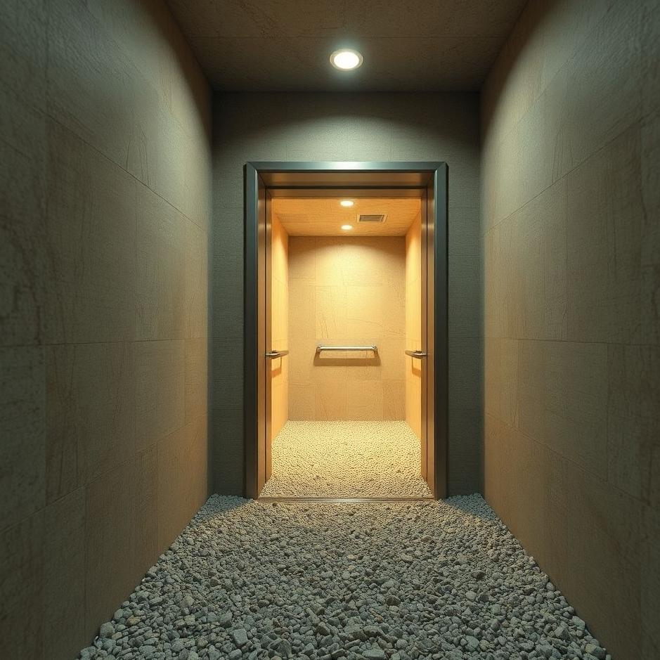 Dream : The gravel of the elevator in the dream