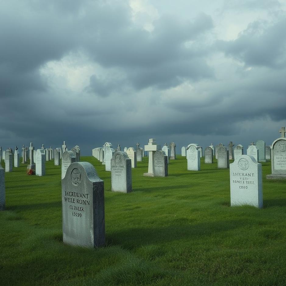 Dream : The graves of the saints in a dream