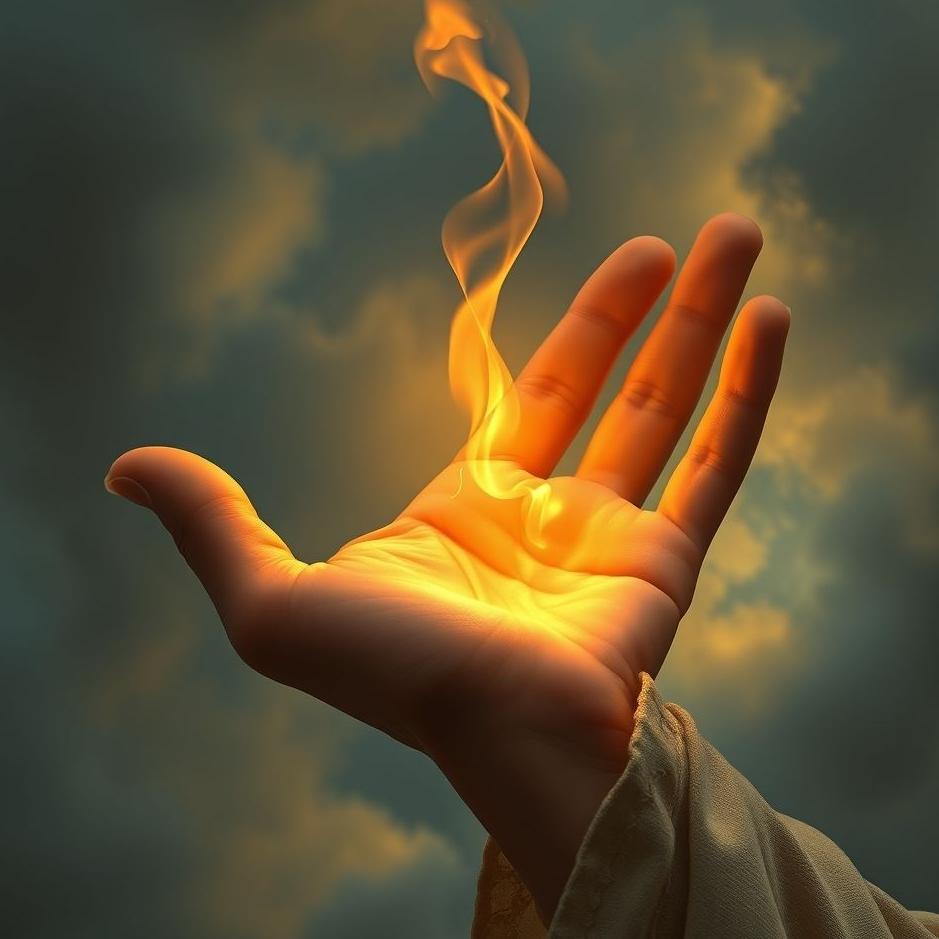 Dream : The hand of our mother Fatima in a dream