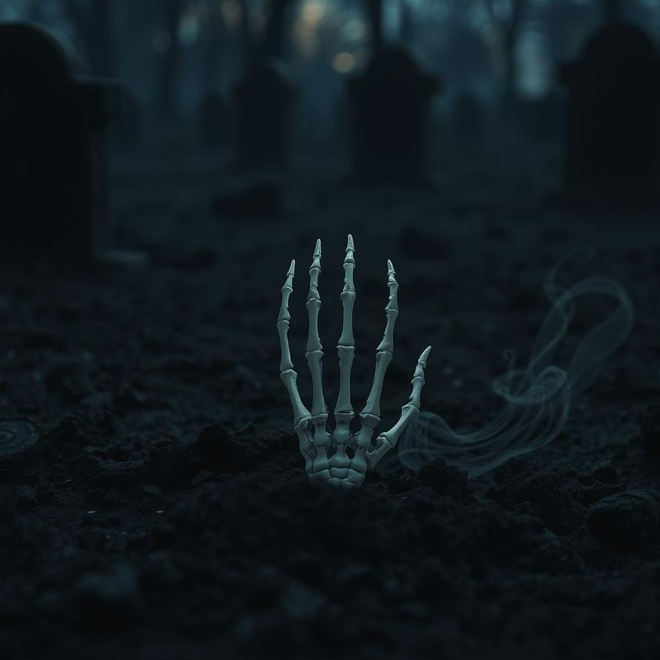 Dream : The hand of the dead in the grave in a dream