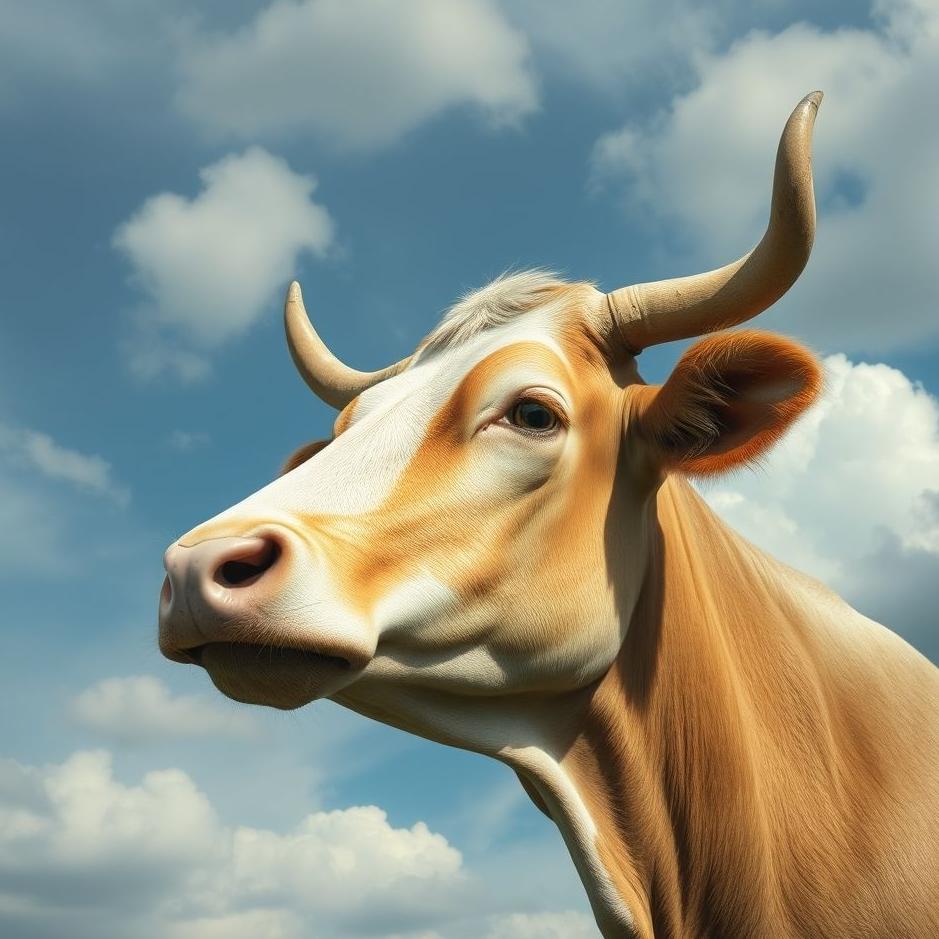 Dream : The head of a cow in a dream