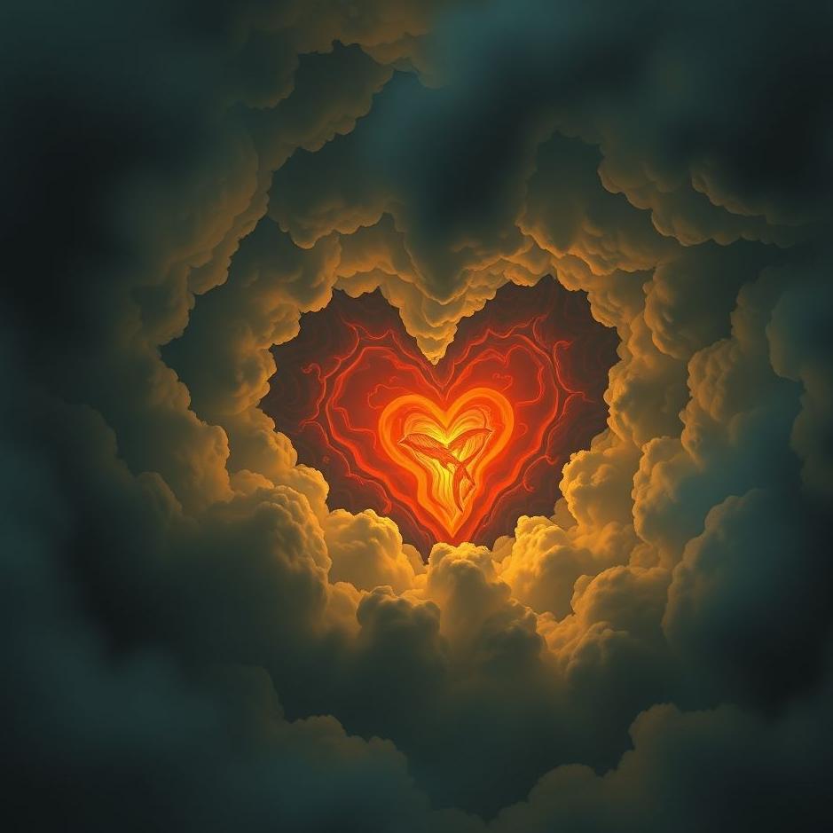 Dream : The heart darkening in a dream