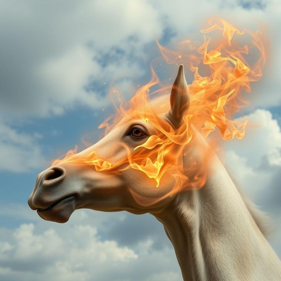 Dream : The horse hand in the dream