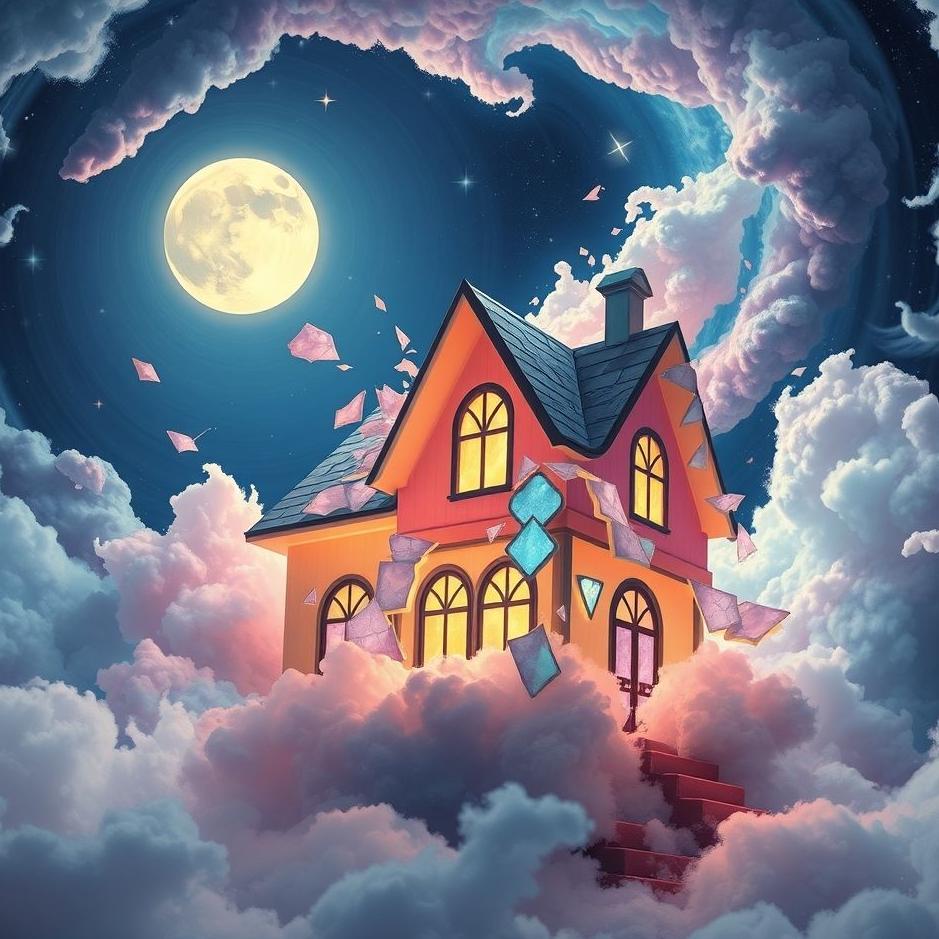 Dream : The house breaking up in a dream