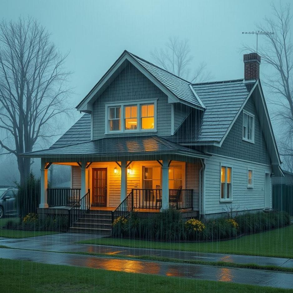 Dream : The house getting wet in a dream