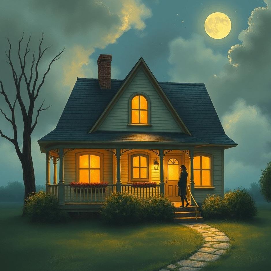 Dream : The house of the girl he loves in a dream