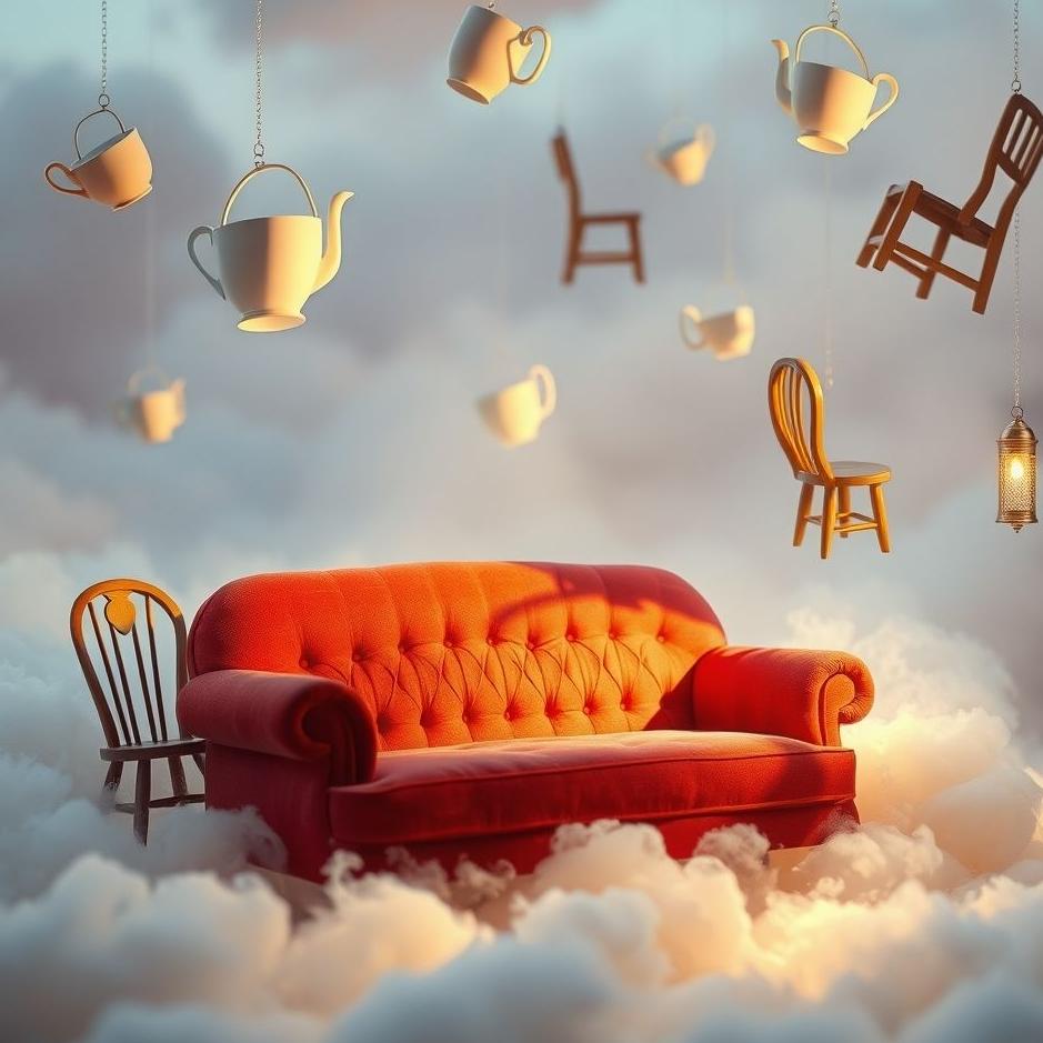 Dream : The household items scattered in a dream