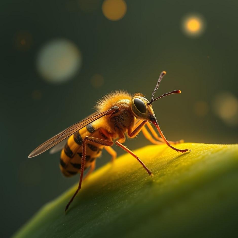 Dream : The insect sting up in the dream