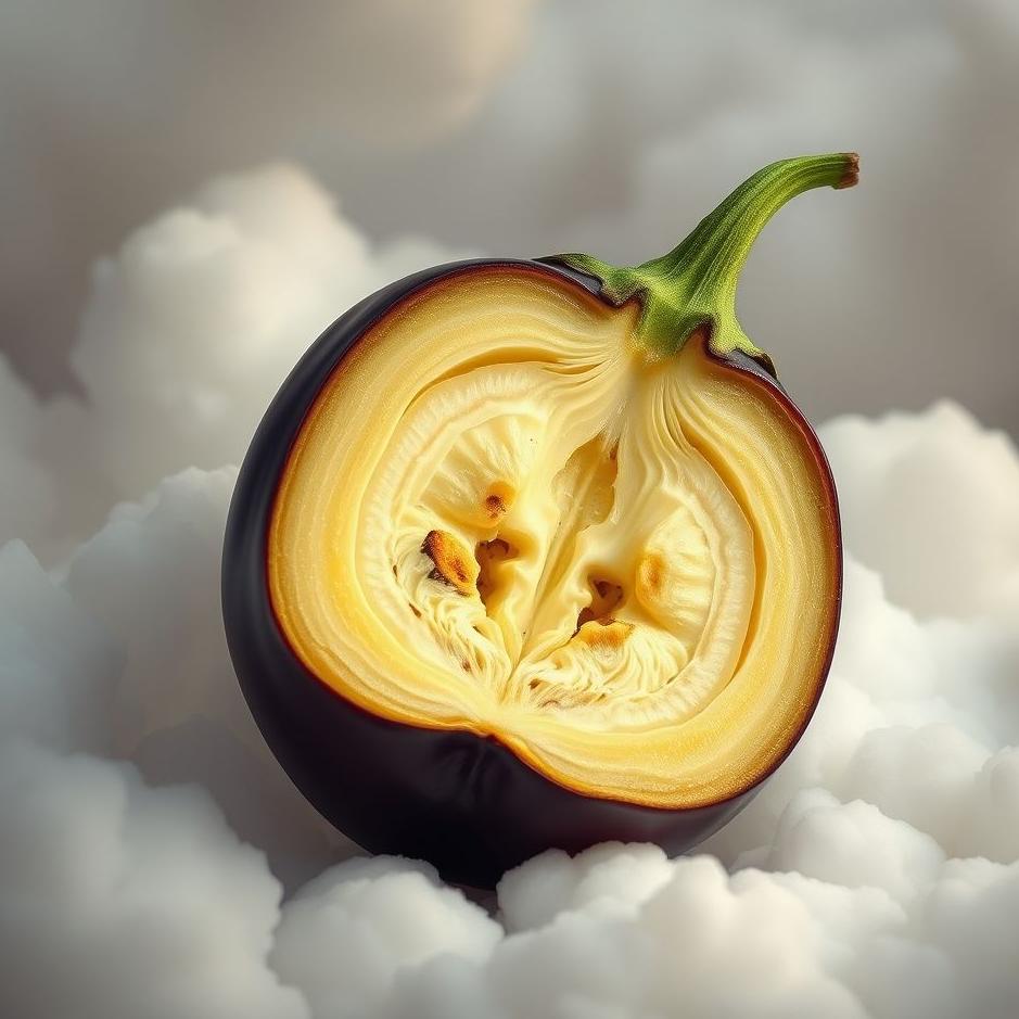 Dream : The inside of an eggplant in a dream