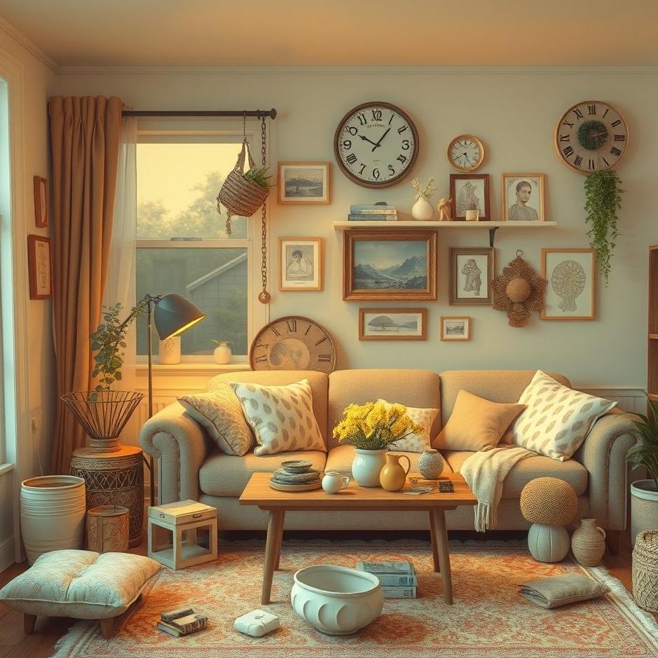 Dream : The items at home mixed up in a dream