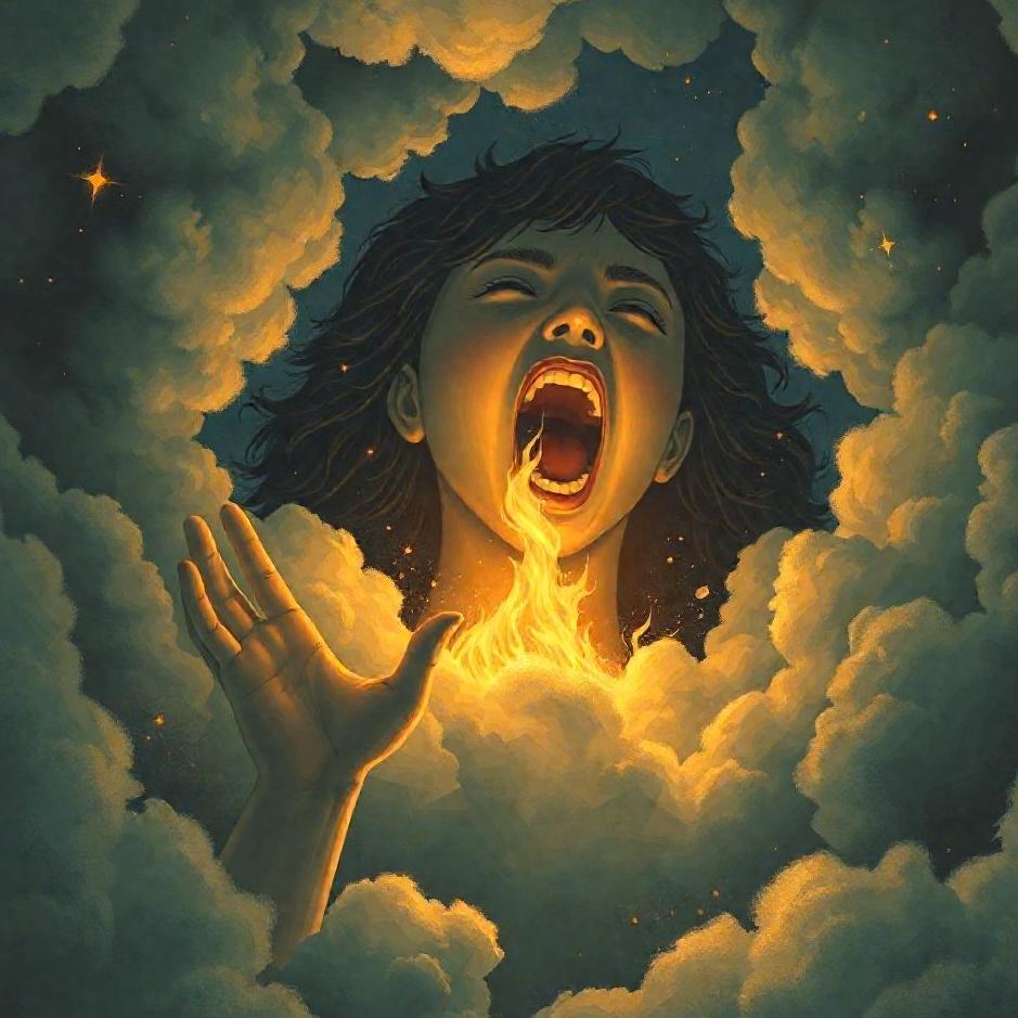 Dream : The jealous of voice from shouting in the dream