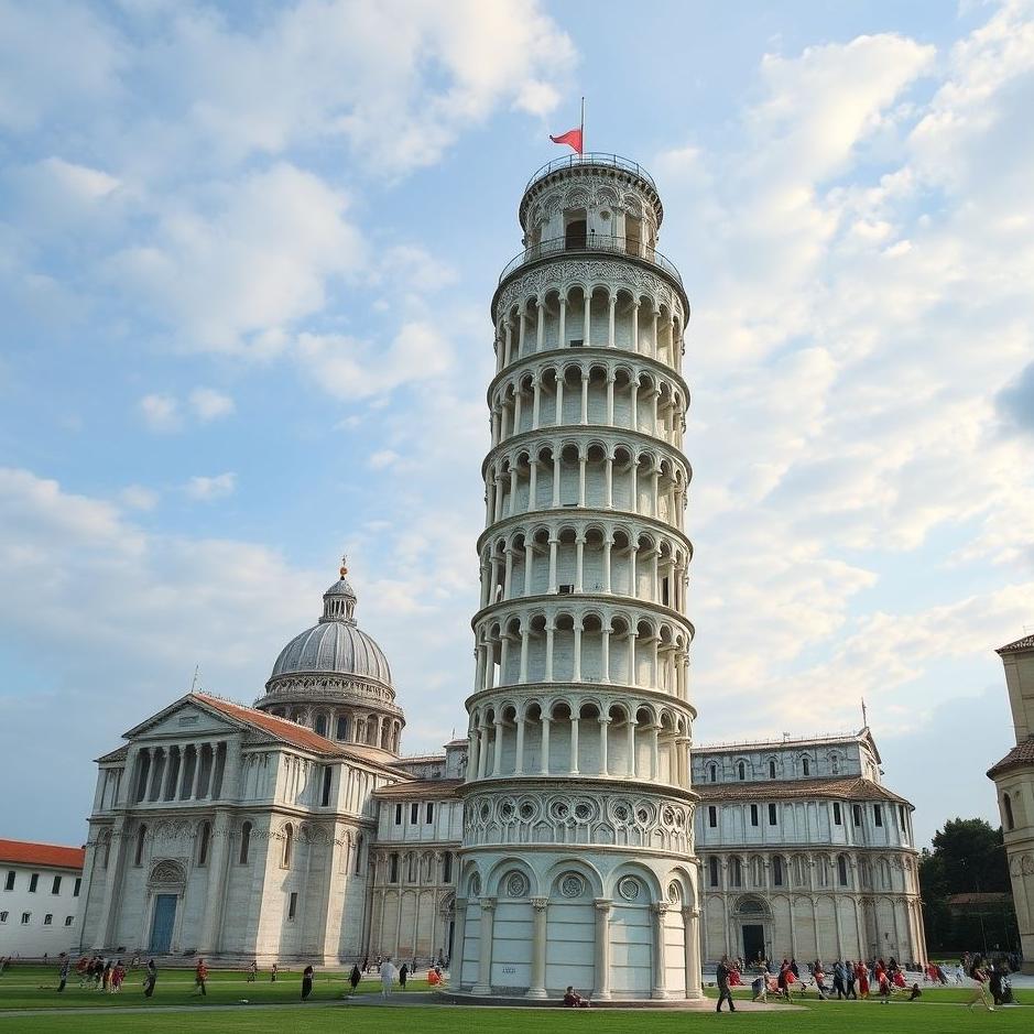 Dream : The Leaning Tower of Pisa in a dream