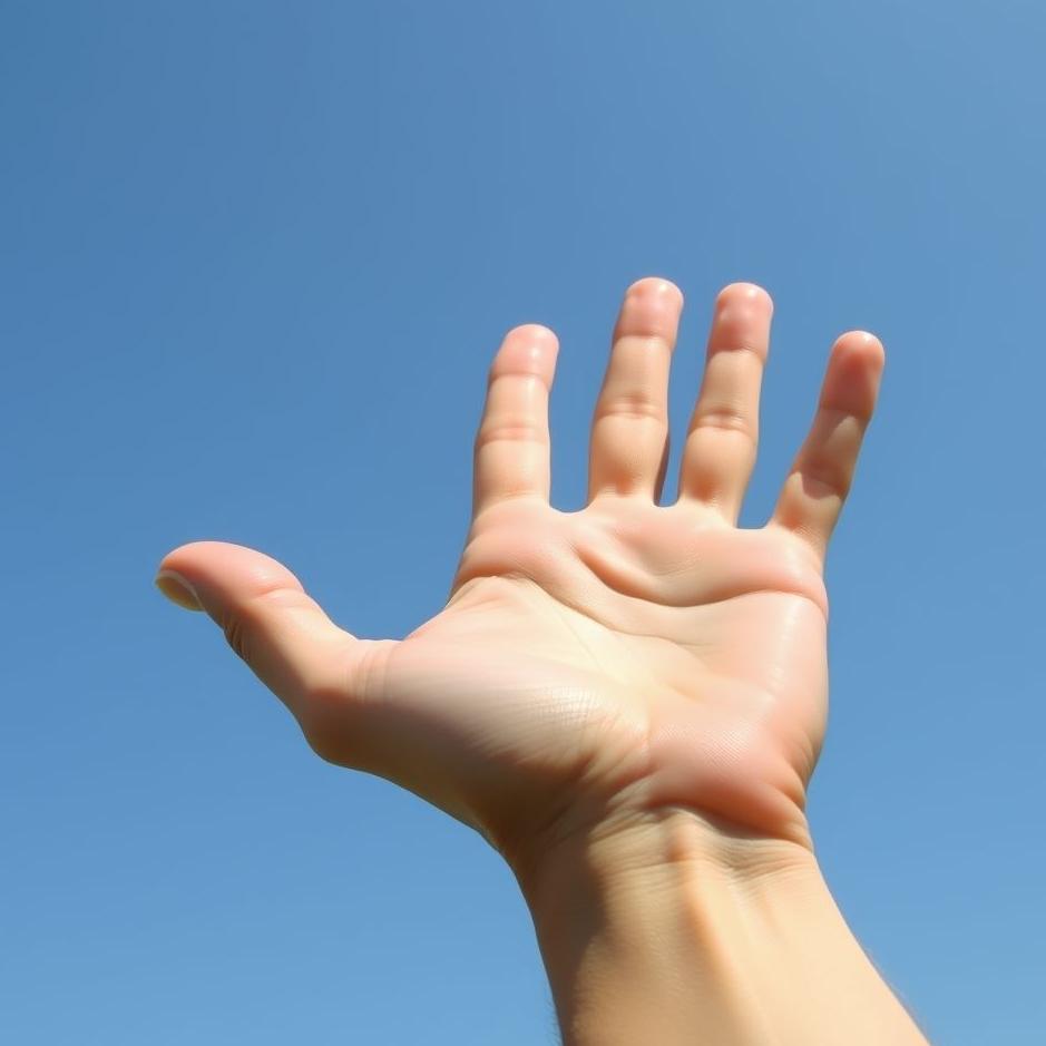 Dream : The left palm in a dream