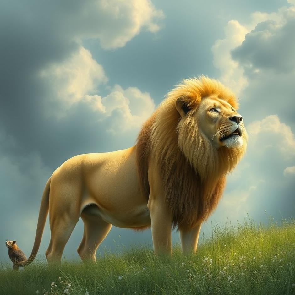 Dream : The lion milk in the dream