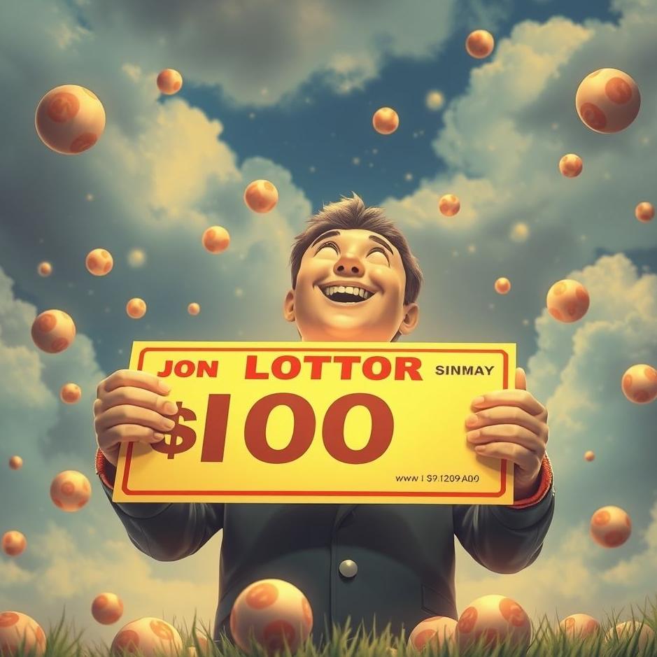 Dream : The lottery winner in a dream