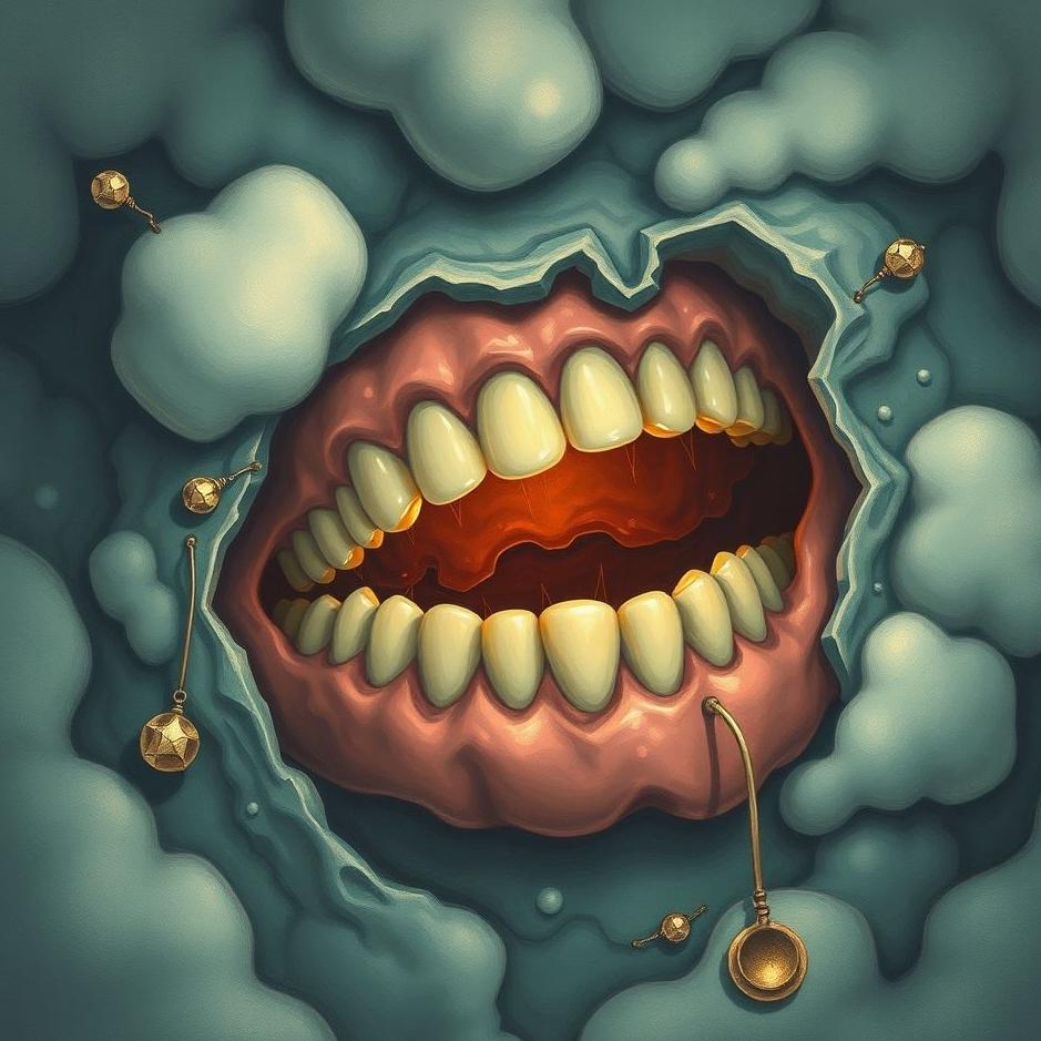 Dream : The lower right tooth breaking in a dream