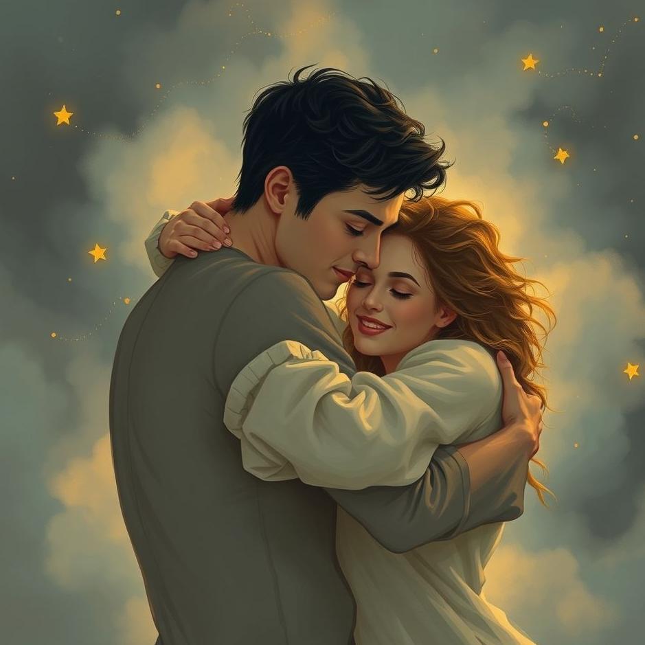 Dream : The man I love hugging me in a dream