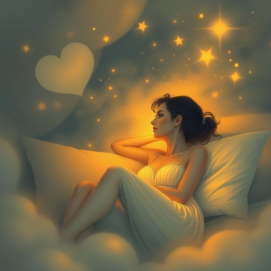 Dream : The man she loves at home in a dream