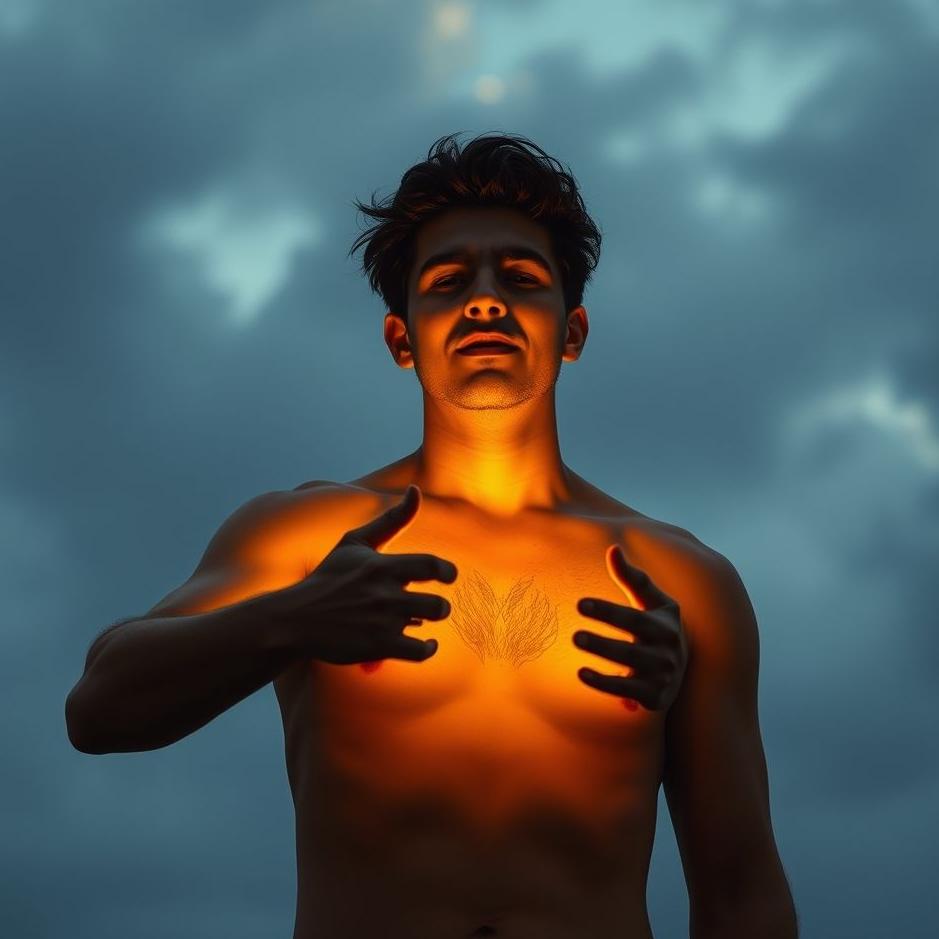 Dream : The man you like opening up to you in your dream