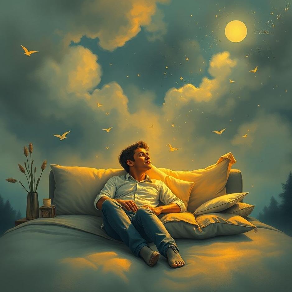 Dream : The man you love at home in a dream