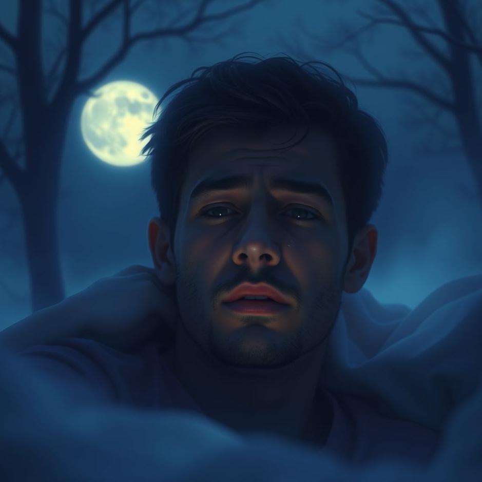 Dream : The man you love crying in your dream