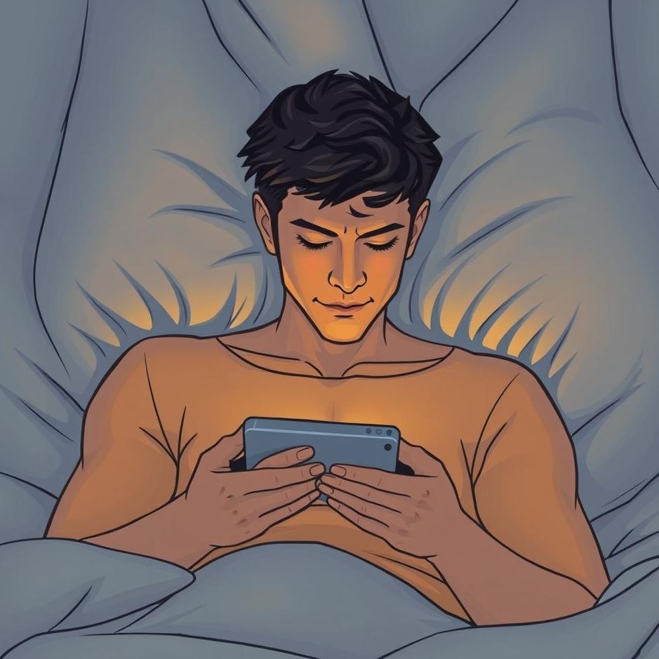 Dream : The man you love texting you in your dream